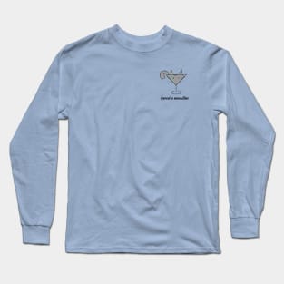 I need a Meowtini Gray Cat Long Sleeve T-Shirt